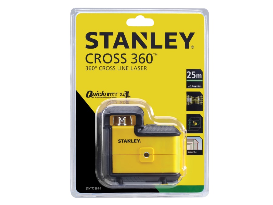 Stanley Intelli Tools STHT775941 360° Cross Line Laser Green Beam