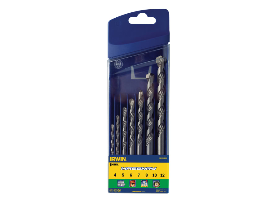 Irwin 10501893 Masonry Drill Bit Set 7 Piece
