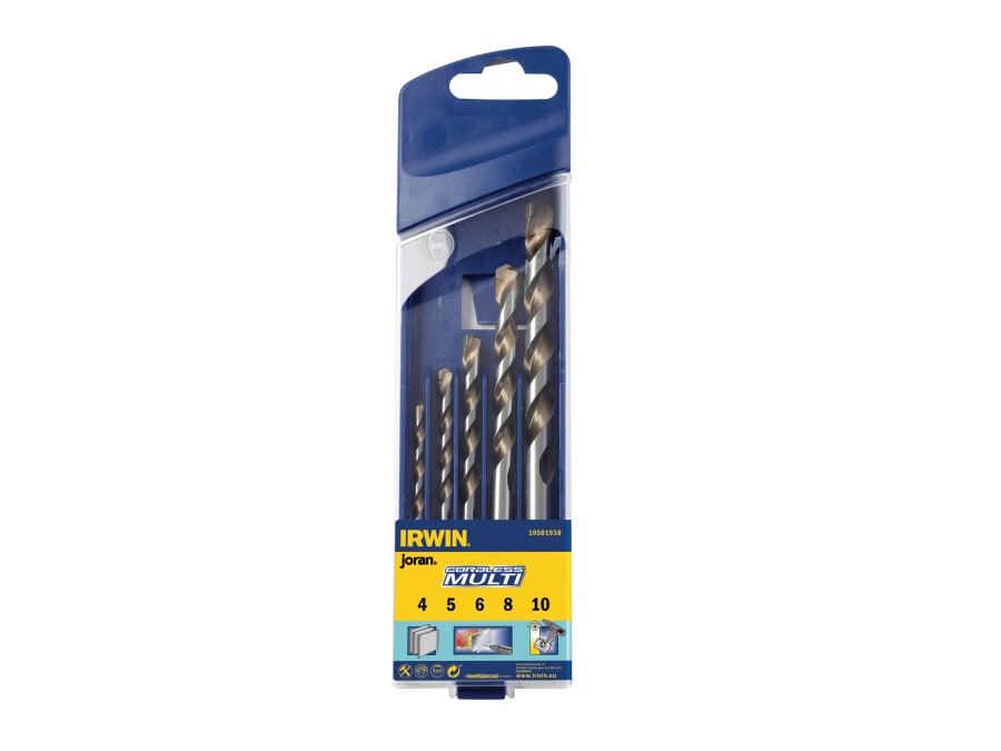 Irwin 10501938 Multi-Purpose Drill Bit Set 5 Piece