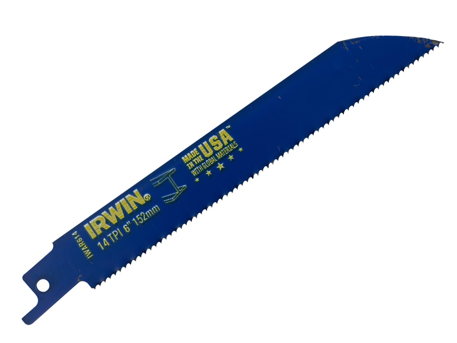 Irwin 10504152 Sabre Saw Blade Metal Cutting 150mm 14 TPI