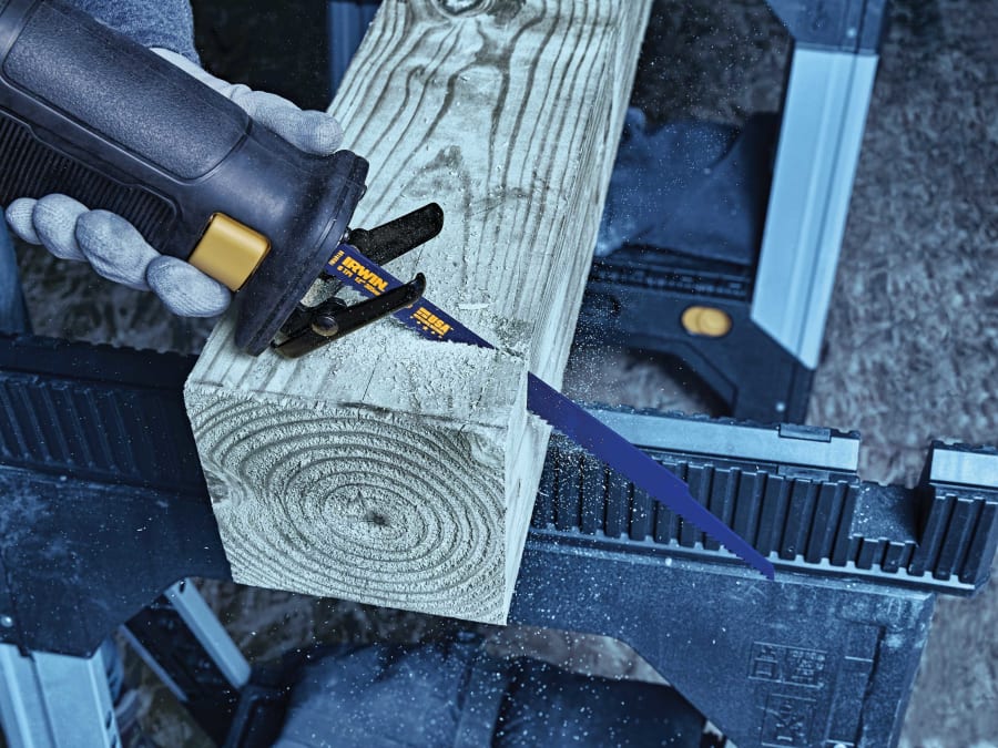 Irwin 10504160 300mm Nail Embedded Wood Cutting Sabre Saw Blade (Pack 5)