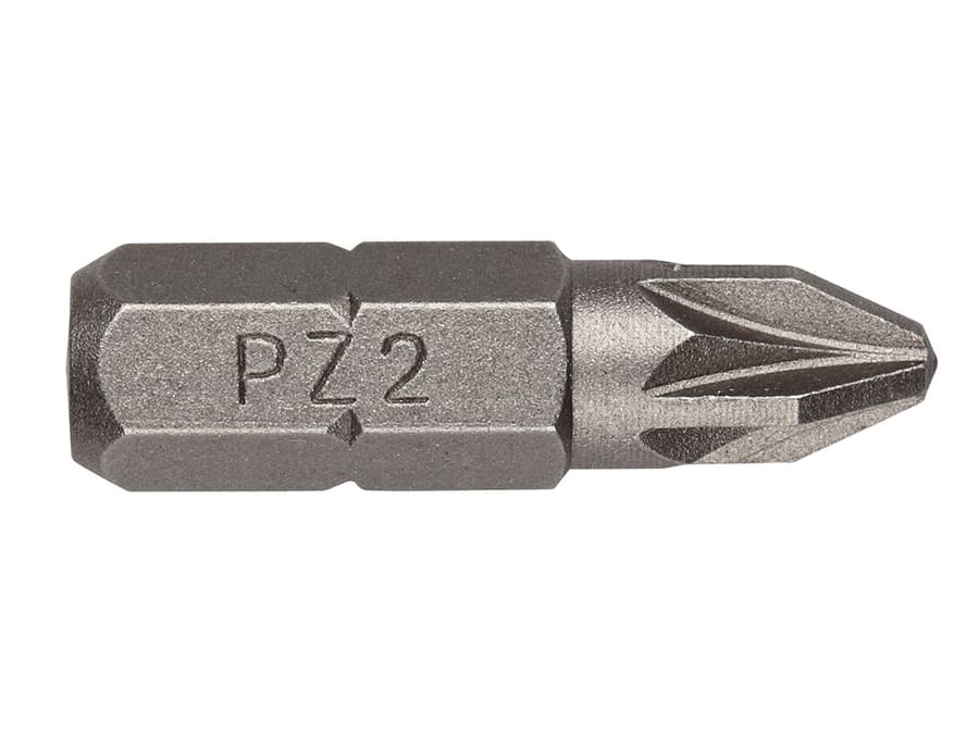 Irwin 10504339 PZ2 25mm Pozidriv Insert Bits (Pack 10)
