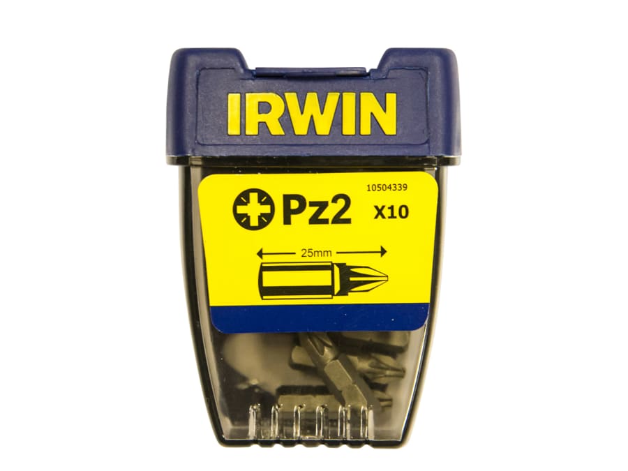 Irwin 10504339 PZ2 25mm Pozidriv Insert Bits (Pack 10)