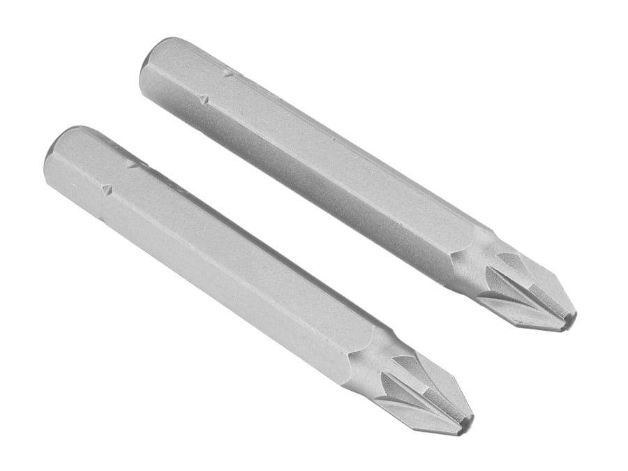 Irwin 10504401 PZ2 50mm Pozidriv Insert Bits (Pack 2)