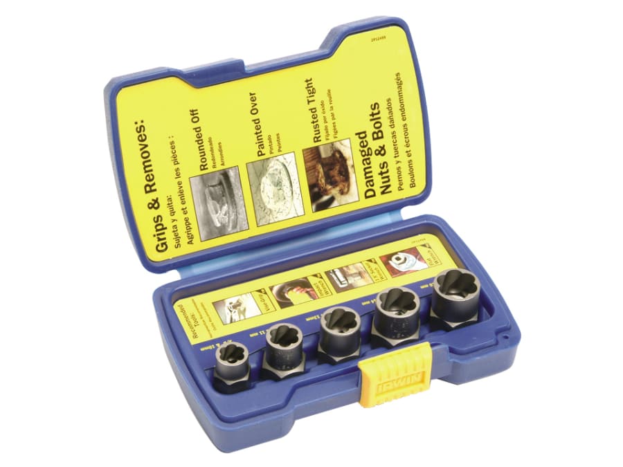 Irwin 10504634 Bolt Grip Fastener Remover Base Set 5 Piece
