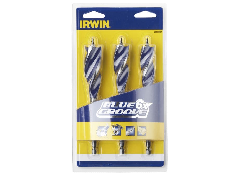 Irwin 10506627 6X Wood Drill Bit Set 3 Piece