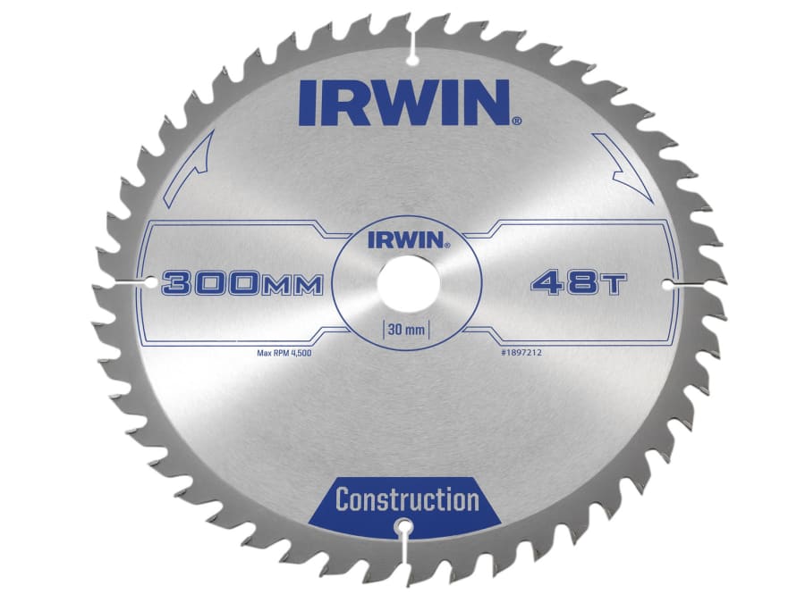 Irwin 1897212 300mm x 30mm 48T General Purpose Table & Mitre Saw Blade