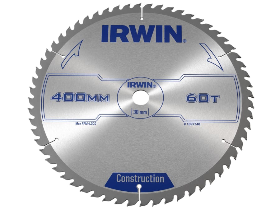 Irwin 1897348 400mm x 30mm 60T General Purpose Table & Mitre Saw Blade