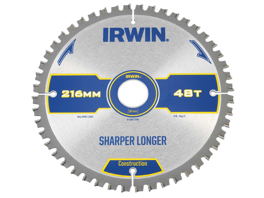 Irwin 1897396 216mm x 30mm x 48T Mitre Saw Blade