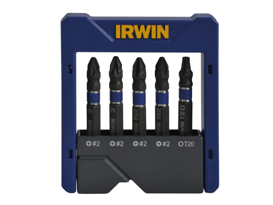 Irwin 1923433 5 Piece Impact Screwdriver Bit Set