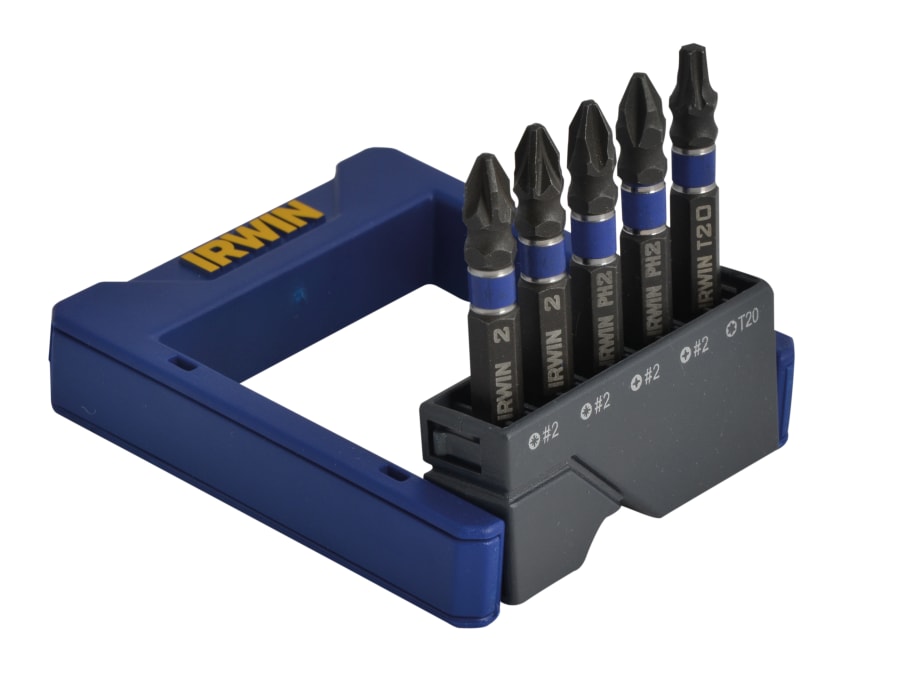 Irwin 1923433 5 Piece Impact Screwdriver Bit Set