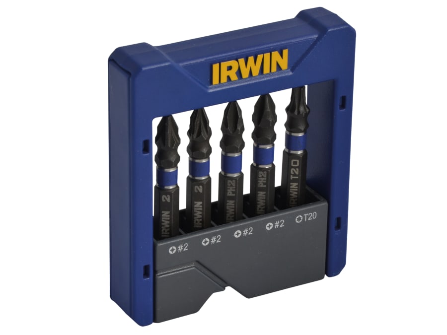 Irwin 1923433 5 Piece Impact Screwdriver Bit Set