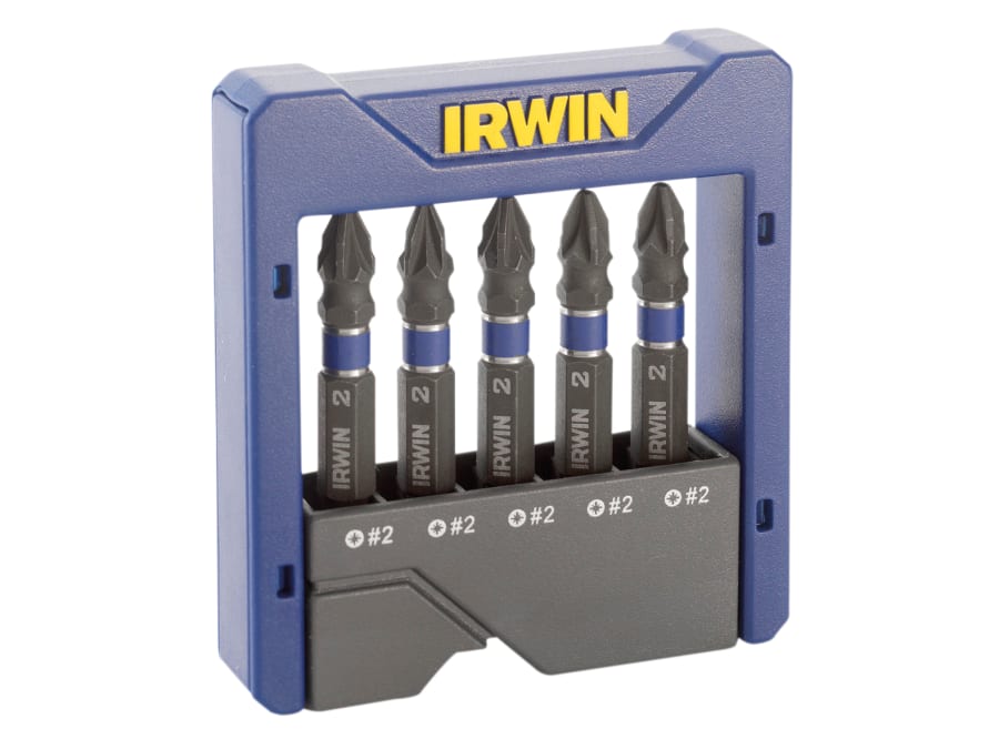 Irwin 1923435 Pozidriv Impact Screwdriver Bit Set 5 Piece