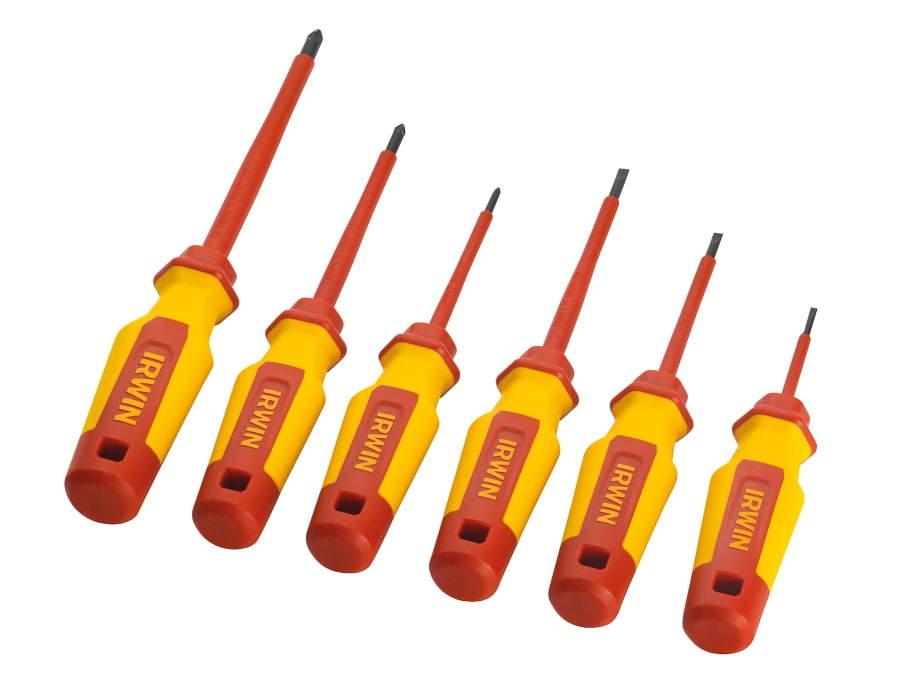 Irwin 1951884 VDE Pro Comfort Screwdriver Set 6 Piece