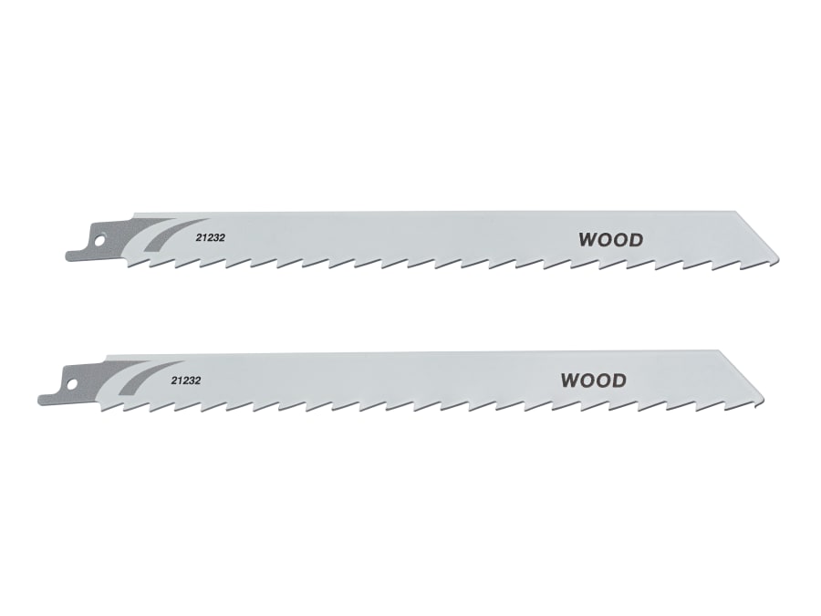 Irwin IW1016303 Sabre Saw Blade 228mm Coarse Wood Cutting (Pack 2)
