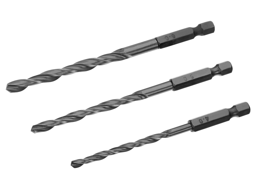 Irwin IW3035108 HSS Drill Bit Hex Shank Bit Set 3 Piece