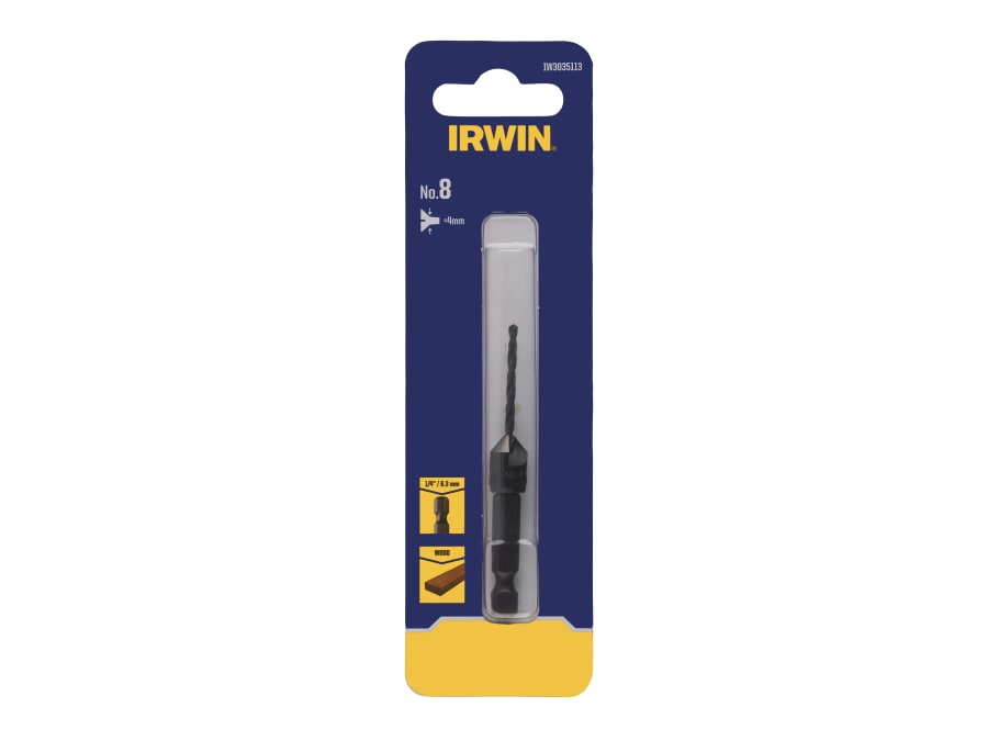 Irwin IW3035113 Pilot Countersink Bit No 8