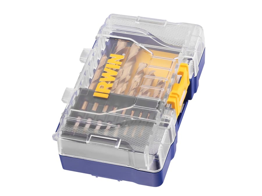 Irwin IW3038501 15 Piece Titanium Metal Drill Bit Set