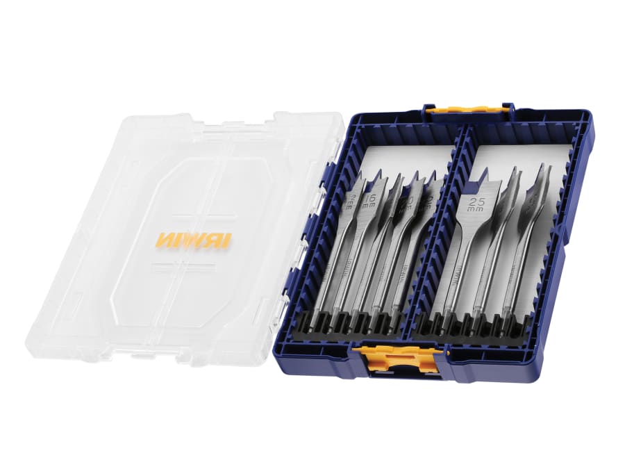Irwin IW4041010 8 Piece Flat Bit Set