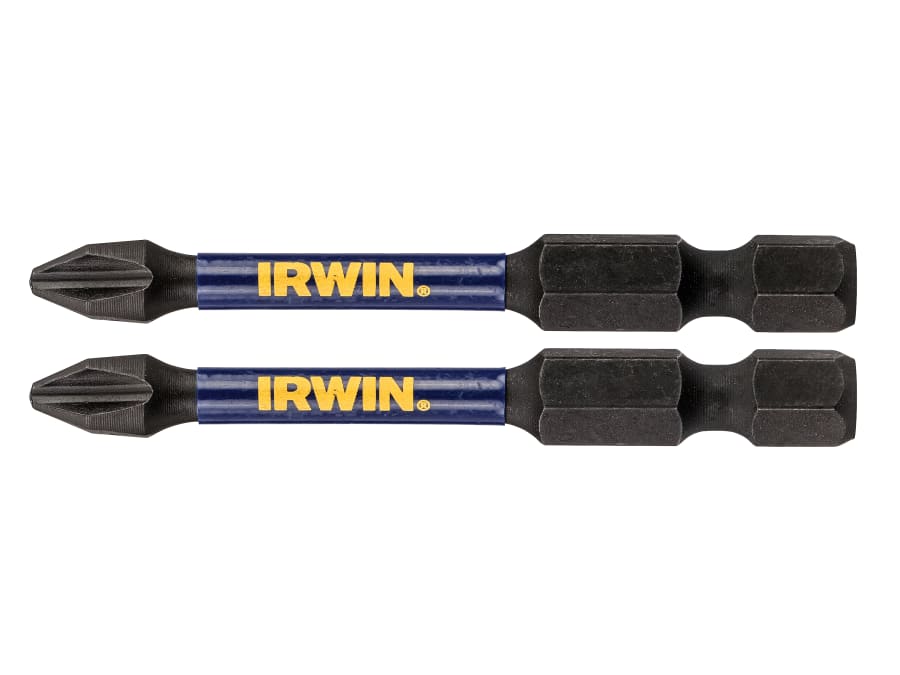 Irwin IW6061306 PH2 Screwdriver Bits 57mm (Pack 2)