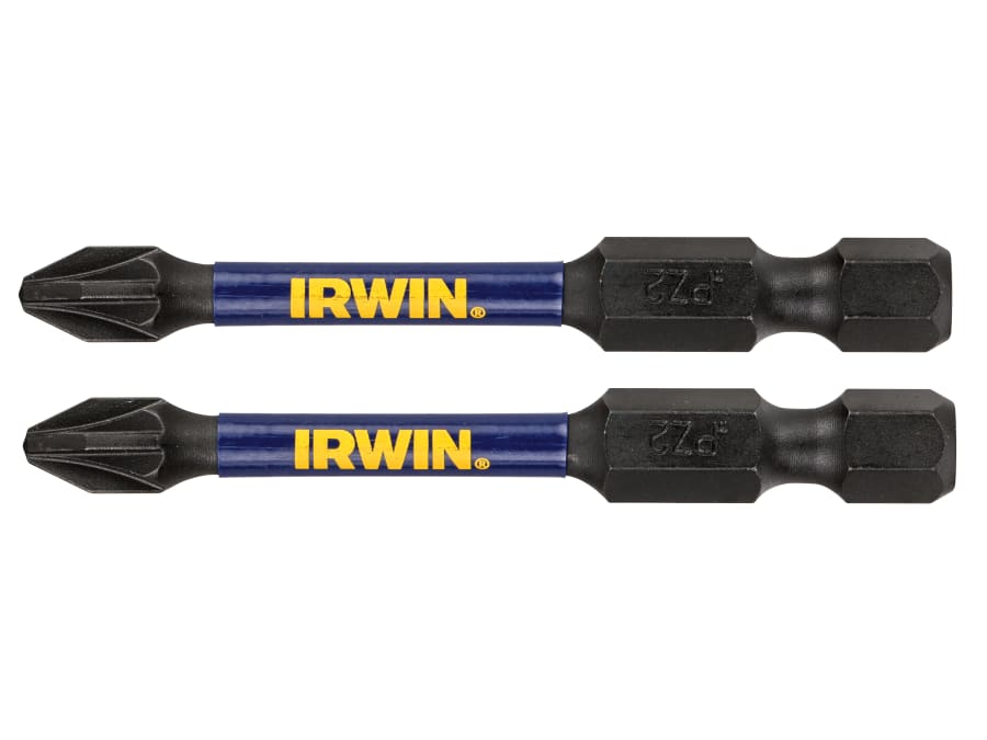 Irwin IW6061413 Impact Pro Performance Screwdriver Bits PZ1 57mm with 2 Bits