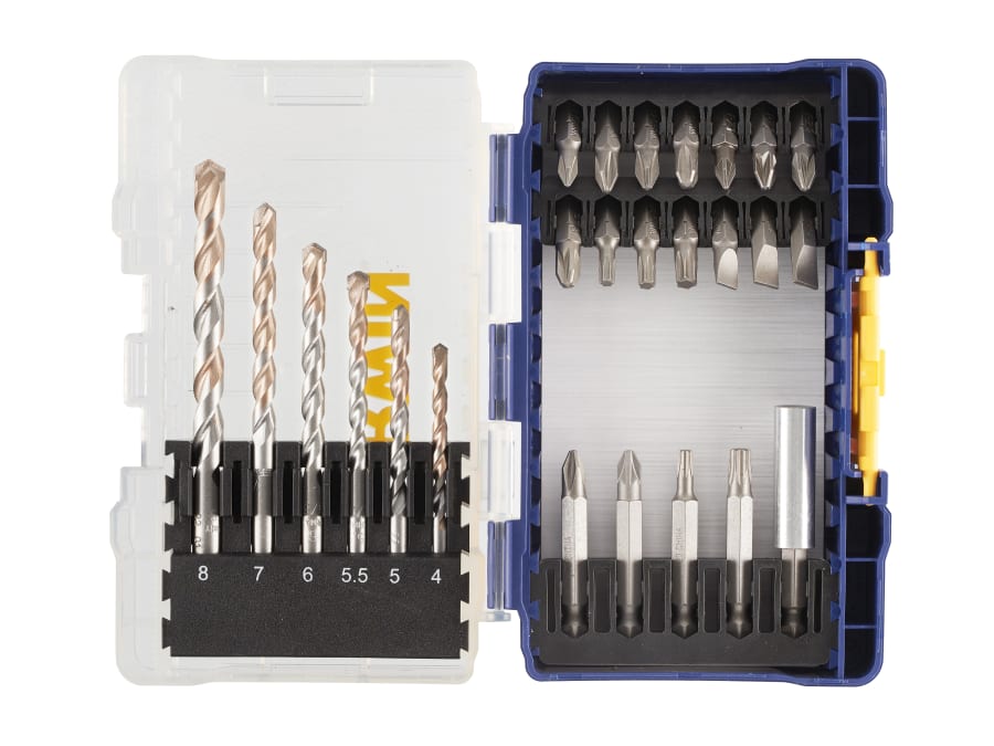 Irwin IW6062521 25 Piece Multi Material & Screwdriving Set