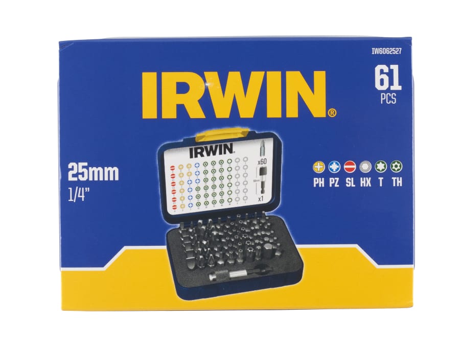 Irwin IW6062527 61 Piece Screwdriver Bit Set