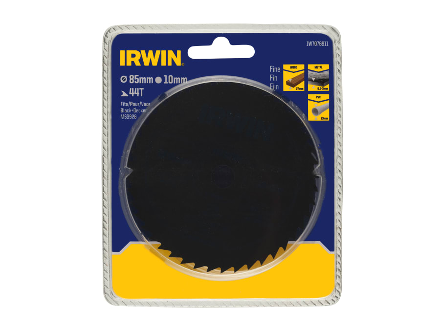 Irwin IW7076911 General Purpose Saw Blade 85 x 10mm 44T