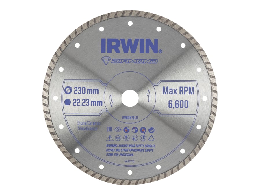 Irwin IW8087110 Diamond Blade 230 × 22.23mm