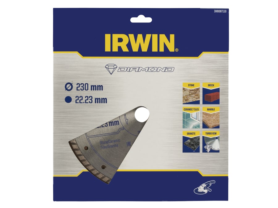 Irwin IW8087110 Diamond Blade 230 × 22.23mm