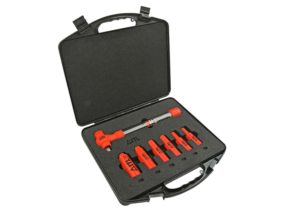 Itl Insulated 00025 1/2in Drive Imperial Torque Wrench Kit 7 Piece