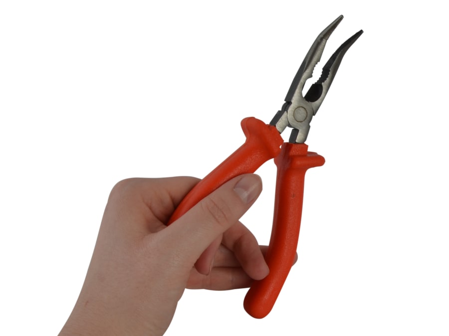 Itl Insulated Itl UKC00071 Insulated Bent Nose Pliers 150mm