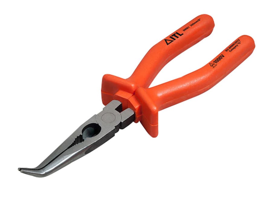 Itl Insulated 00081 Bent Nose Pliers 200mm