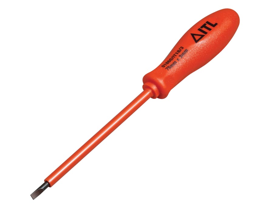 Itl Insulated UKC01860 3.0 x 75mm Terminal Screwdriver