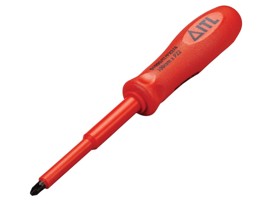 Itl Insulated UKC01990 Pozi No.2 x 100mm Screwdriver