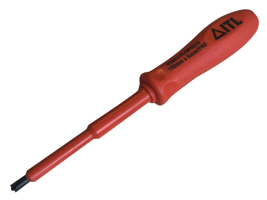 Itl Insulated 02021 Slotted/Phillips Screwdriver 100 x 6mm x PH2