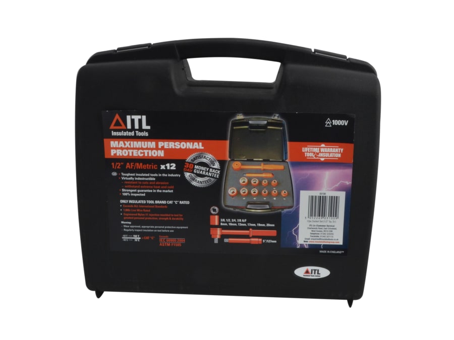 Itl Insulated UKC03100 12 Piece 1/2in Drive Socket Set