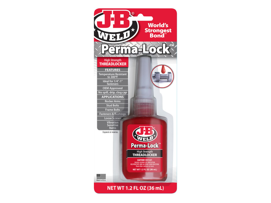 J-b Weld 27136UK Red High Strength Threadlocker 36ml