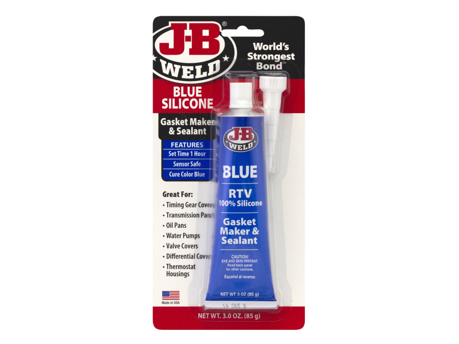 J-B Weld 31316UK Blue Silicone Gasket Maker & Sealant 85g