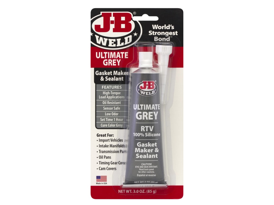 J-B Weld 32327UK Grey Silicone Gasket Maker & Sealant 85g