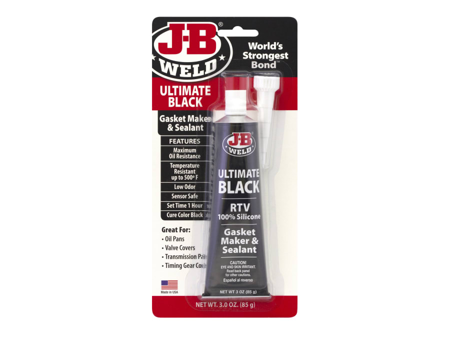 J-b Weld 32329UK Black Silicone Gasket Maker & Sealant 85g