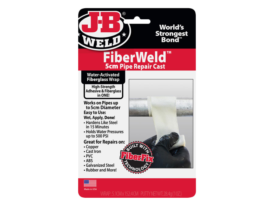 J-B Weld 38260UK FiberWeld Pipe Repair Cast 5 × 152cm