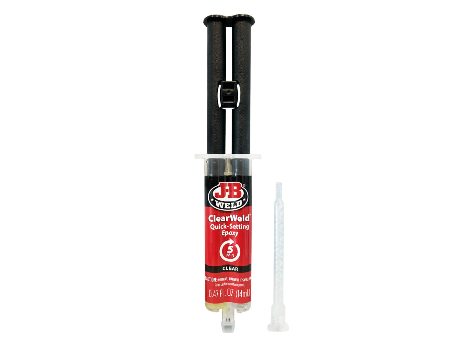 J-B Weld 50114UK ClearWeld Epoxy Syringe 14ml