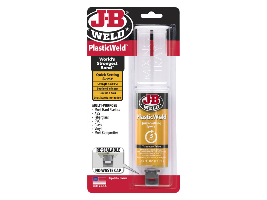 J-B Weld 50132UK PlasticWeld Epoxy Syringe 25ml