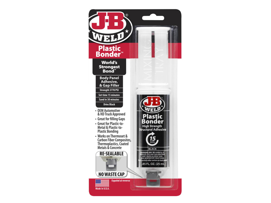 J-b Weld 50139UK PlasticBonder Syringe Black 25ml