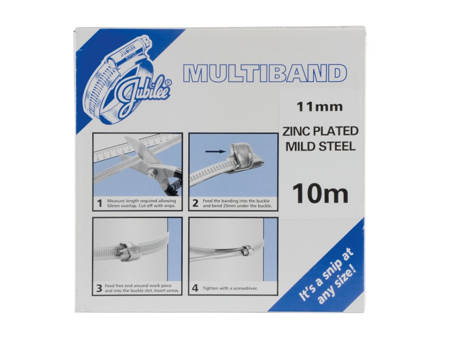 Jubilee MB1701 Multiband Mild Steel 11mm 10m