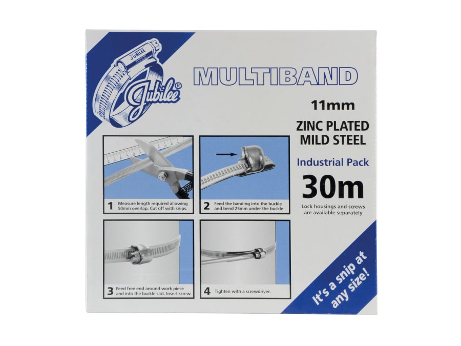 Jubilee MB1702 Mild Steel Multiband 11mm x 30m
