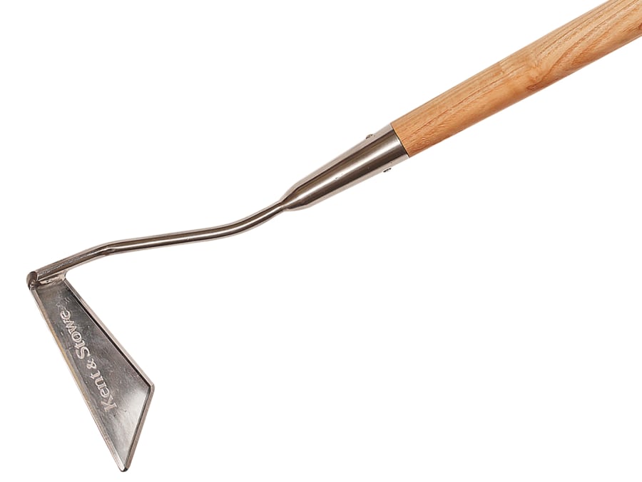 Kent & Stowe 70100038 Stainless Steel Long Handled 3-Edged Hoe