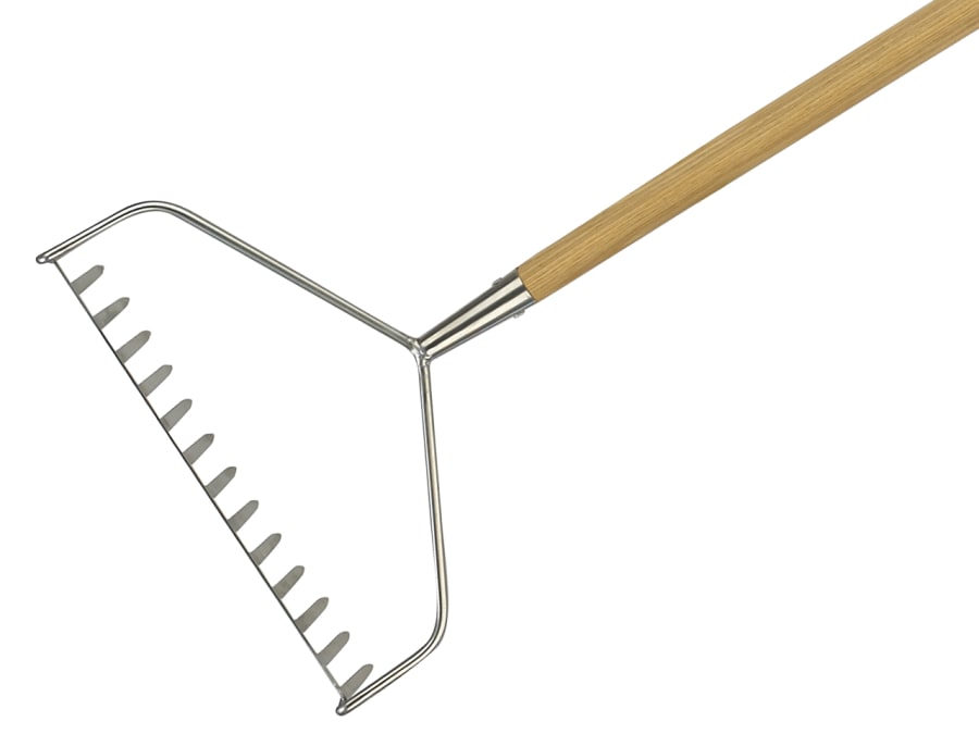 Kent & Stowe 70100058 Stainless Steel Long Handled Soil Rake