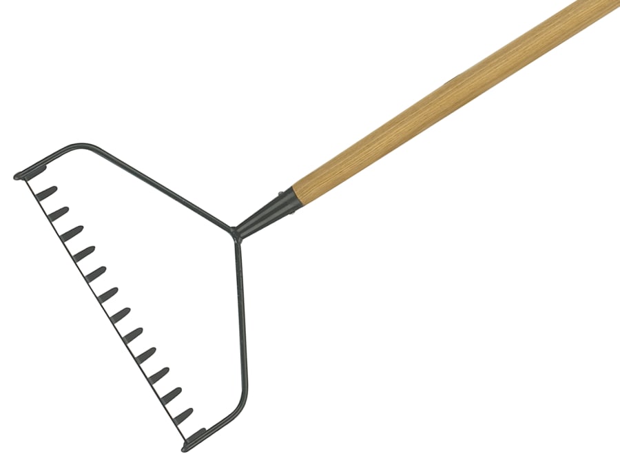 Kent & Stowe 70100258 Carbon Steel Long Handled Soil Rake